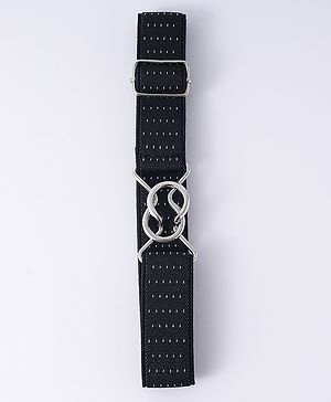 Babyhug Belt With Polka Dot Print - Black