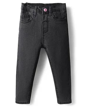 Babyhug
                              Cotton Denim Full Length Washed Jean With
                              Stretch - Black