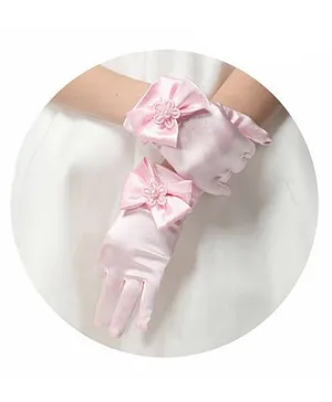 Tipy Tipy Tap Bow Gloves - Pink