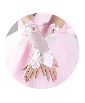 Tipy Tipy Tap Long Fingerless Gloves - Pink
