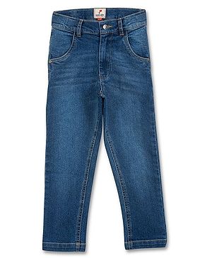 JusCubs Denim Washed Jeans - Navy Blue