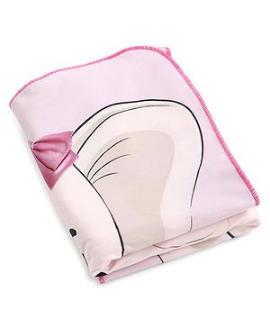 Babyhug Sherin & Poly Wool All Season Blanket Elephant Print - Beige| New Born| Toddler Blanket| Baby Skin Friendly| Super Soft Wool| Machine Washable| Breathable Fabric| Warm and Cozy| Boys & Girls