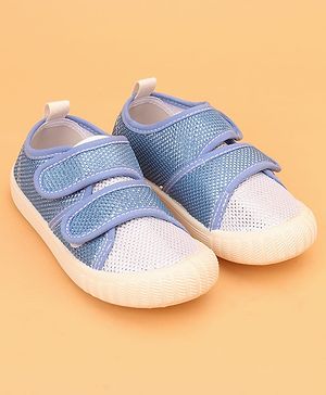 Cute Walk by Babyhug Velcro Closure Colour Block Casual Shoes - Blue