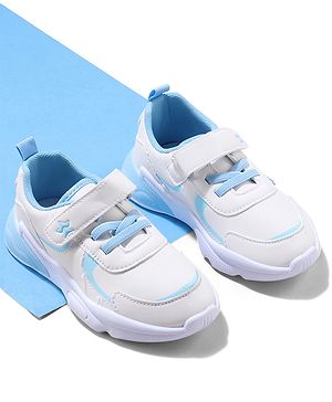 Cute Walk by Babyhug Sneaker Shoes with Velcro Closure - Blue & White