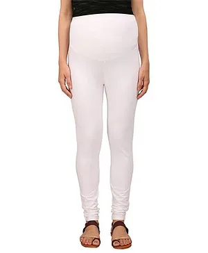 MomToBe Lycra Maternity Leggings - White (Extra Extra Large)