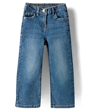 Kookie Kids
                              Denim Full Length Comfort Fit Jeans -
                              Blue