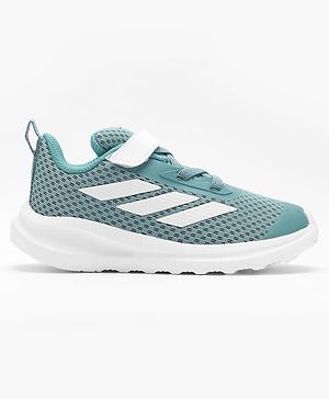 ADIDAS KIDS Sports Shoes AMBALK 2.0 with Lace Ups & Velcro Closure & Tape Design - Light Blue & White