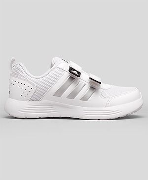 ADIDAS KIDS Canvas Adicaz 2.0 K Velcro Closure Sports Shoes - White