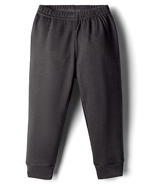 Babyhug Knit Full Length Thermal Wear Leggings - Grey