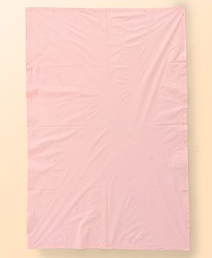 Babyhug Soft Plastic 100% Waterproof Bed Protector & Diaper Changing Sheet Dolphin Print - Extra Large Size - Pink| Easy to Clean| Travel Friendly