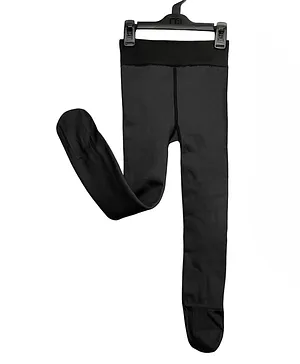 The little lookers Woollen Knit Stockings - Black