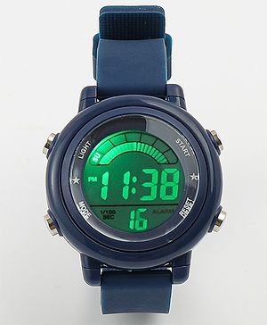 Babyhug Free Size Digital Watch - Navy Blue