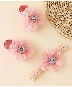 Bonfino Hair Accessories Combo Sets Free Size - Pink