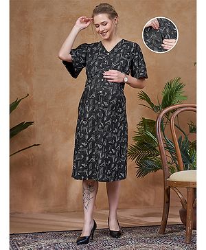 Lovely Moms Cotton Woven Half...