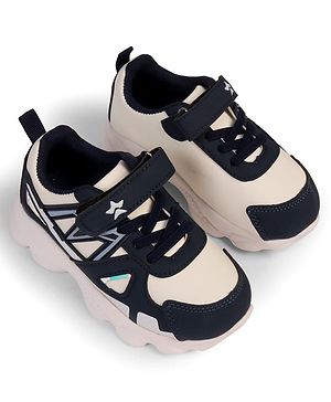 Cute Walk by Babyhug Sneaker Shoes With Velcro Closure - Navy Blue