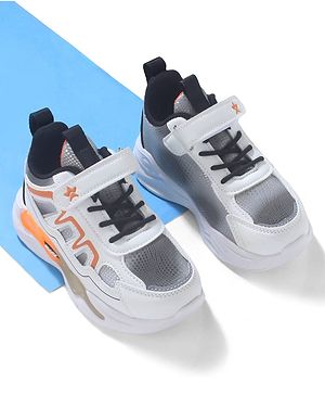 Cute Walk by Babyhug Sneaker Shoes With Velcro Closure - White