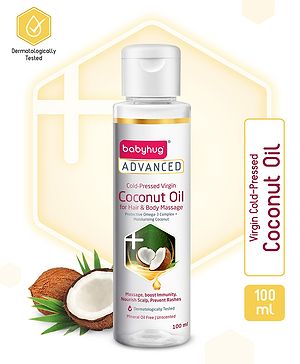 Babyhug Advanced Cold-Pressed Virgin Coconut Oil - 100 ml