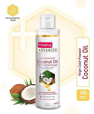 Babyhug Advanced Cold-Pressed Virgin Coconut Oil 200 ml