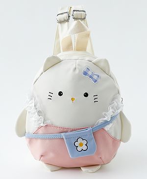 Babyhug Fashion Backpacks  - White&Pink