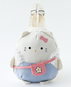 Babyhug Fashion Backpacks  - White&Blue
