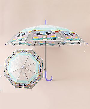 Babyhug Car Printed Umbrella - Multicolor