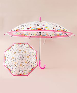 Babyhug Bunny Printed Umbrella - Multicolor
