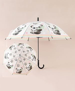 Babyhug Panda Printed Umbrella - Multicolor