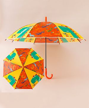 Babyhug Dino Printed Umbrella - Multicolor