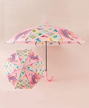 Babyhug Dino Printed Umbrella - Multicolor
