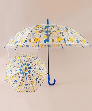 Babyhug  Free Size Umbrella with Dino Print - Blue