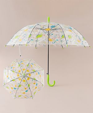 Babyhug Umbrella For Kids With Dino Print Pack of 1 - Green