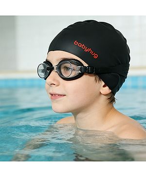 Babyhug Free Size Swimming Set - Black