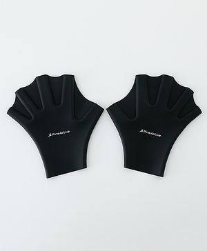 Pine Active Swimming Gloves Black - XXS