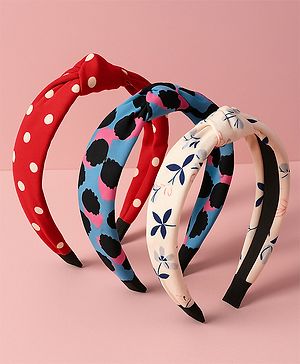 Jewelz Printed Set Of 3 Polka...