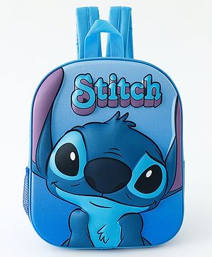Babyhug Fashion Backpacks With Lilo & Stitch Graphics - Blue