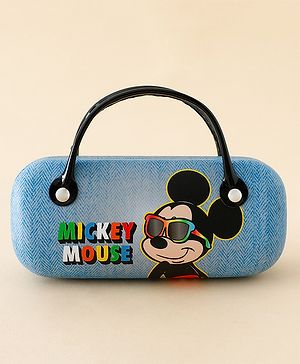 Babyhug Mickey Mouse Print Glasses Case Free Size - Blue