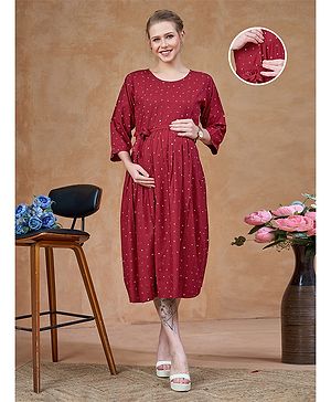 Lovely Moms Rayon Woven Three...
