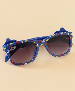 Babyhug Sunglasses with Mickey Mouse Theme Printed Sunglass -  Blue