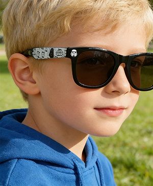 Pine Kids Free Size Solid Colour Sunglasses - Black