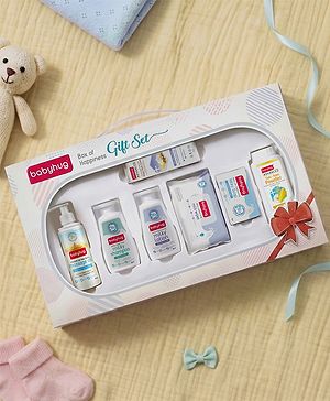 Babyhug Box of Happiness Complete Skincare Gift Set - Pack of 7