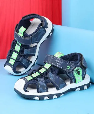 Cute Walk by Babyhug Sandals With Velcro
                      & Closure Camouflage Print - Blue