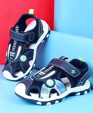 Cute Walk by Babyhug Velcro Closure Solid
                      Sandals - Blue