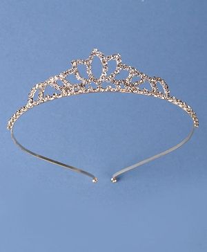 Babyhug Gold Plated Tiara Hairband - Golden
