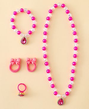 Babyhug Jewellery Set Free Size - Fuchsia