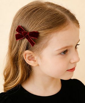 Babyhug Free Size Bow & Butterfly Clips Pack of 5 - Multicolor