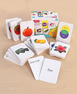 Babyhug Early Learning and Educational Double Sided Flash Cards New Learning for Every Day of the Year Develops Vocabulary & Recognition Skills Inhances Memory & Cognitive Skills - 365 Cards