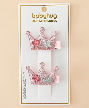 Babyhug Hair Pins And Clips - Light Pink