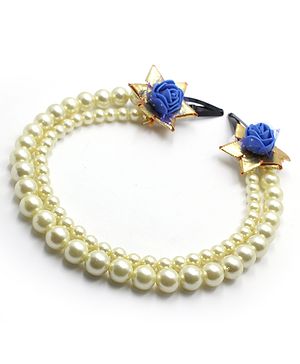 Milyra Floral Applique & Pearls...
