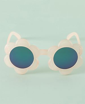 Babyhug Free Size Sunglasses Floral Shape - Peach