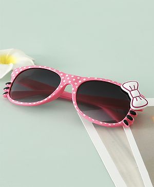Babyhug Sunglasses With Bow Applique - Red